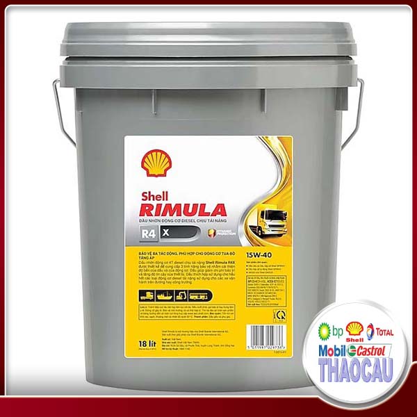 Dầu nhớt Shell R4X 15W40-20W50